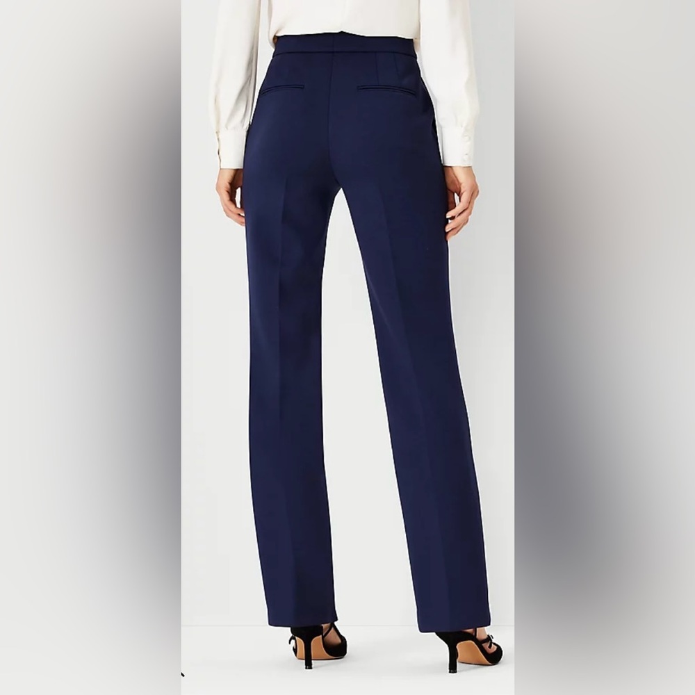 Ann Taylor Navy Straight Leg Pants